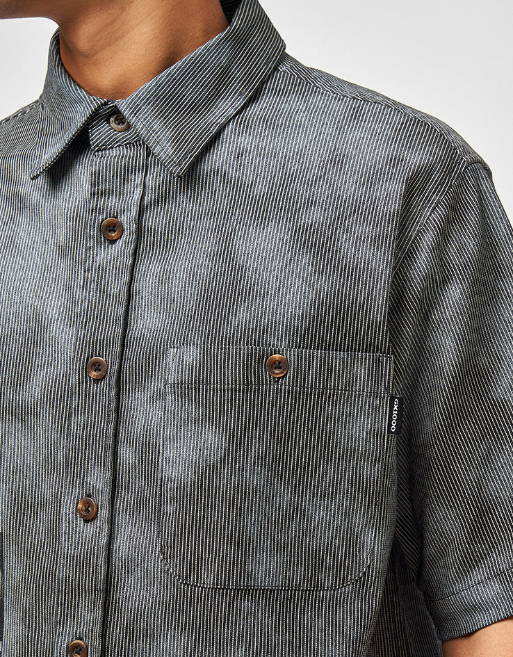 GX1000 S/S Button Down - Over Dyed/Bleach Spots