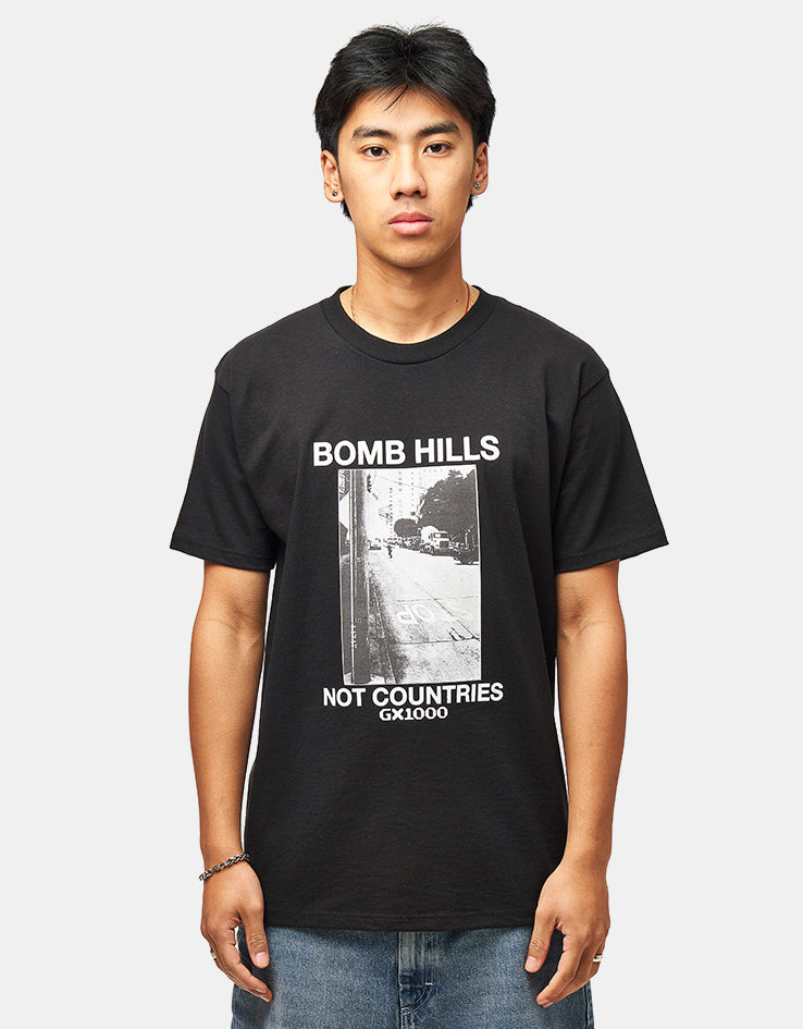 GX1000 Bomb Hills T-Shirt - Black/White