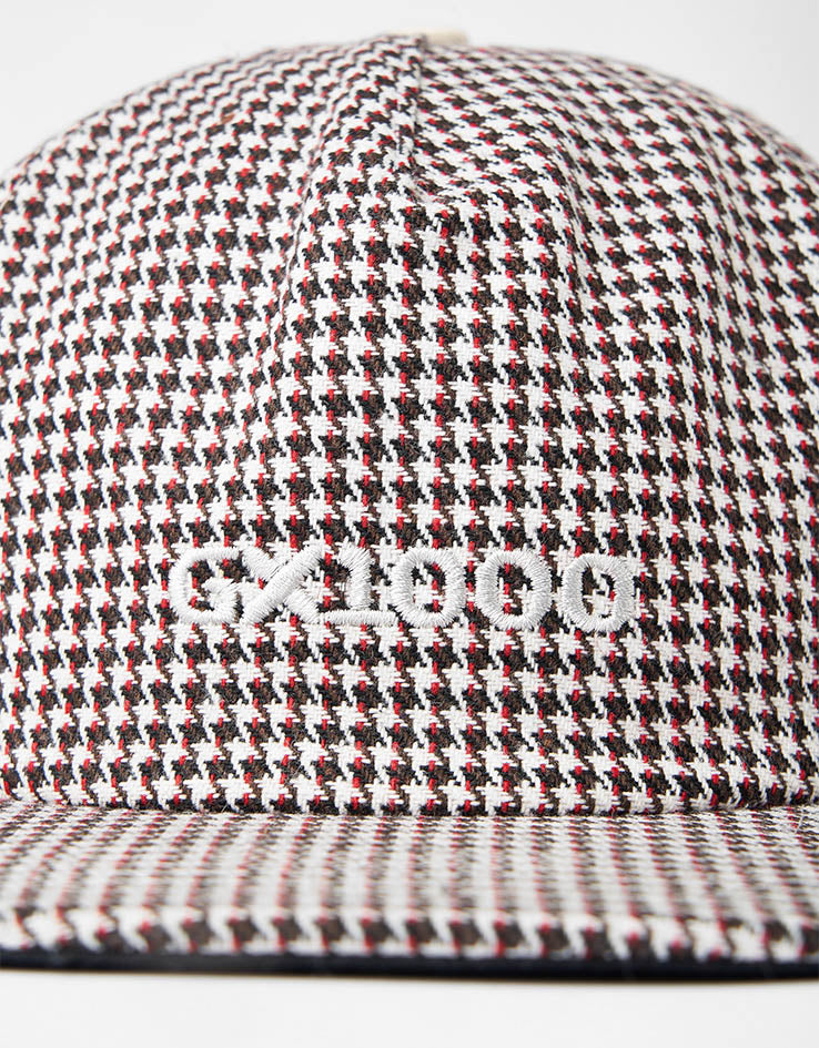 GX1000 Mini OG Logo Cap - Houndstooth White/Black