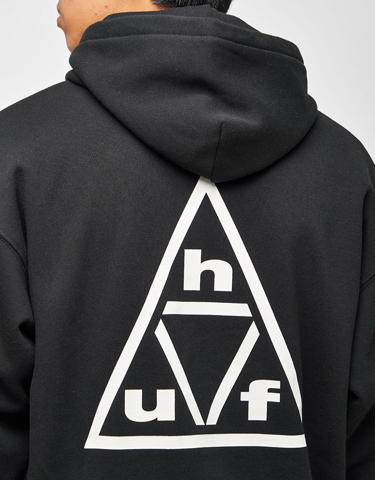 HUF Triple Triangle Pullover Hoodie - Black/White