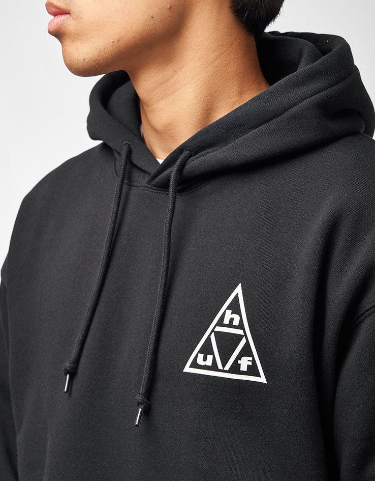 HUF Triple Triangle Pullover Hoodie - Black/White