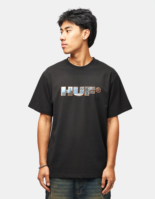 HUF Flight Path T-Shirt - Black