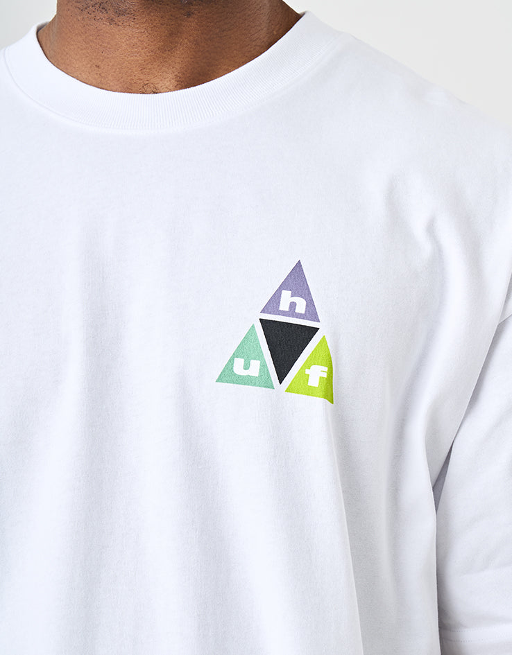 HUF Prism Triple Triangle T-Shirt - White