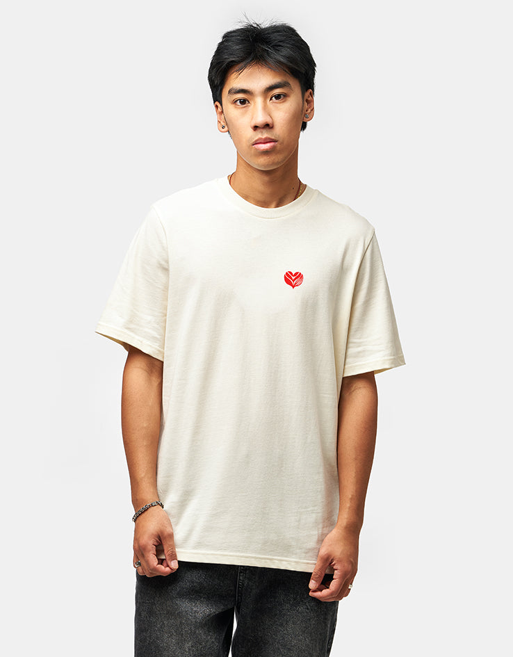 Magenta Love T-Shirt - Natural