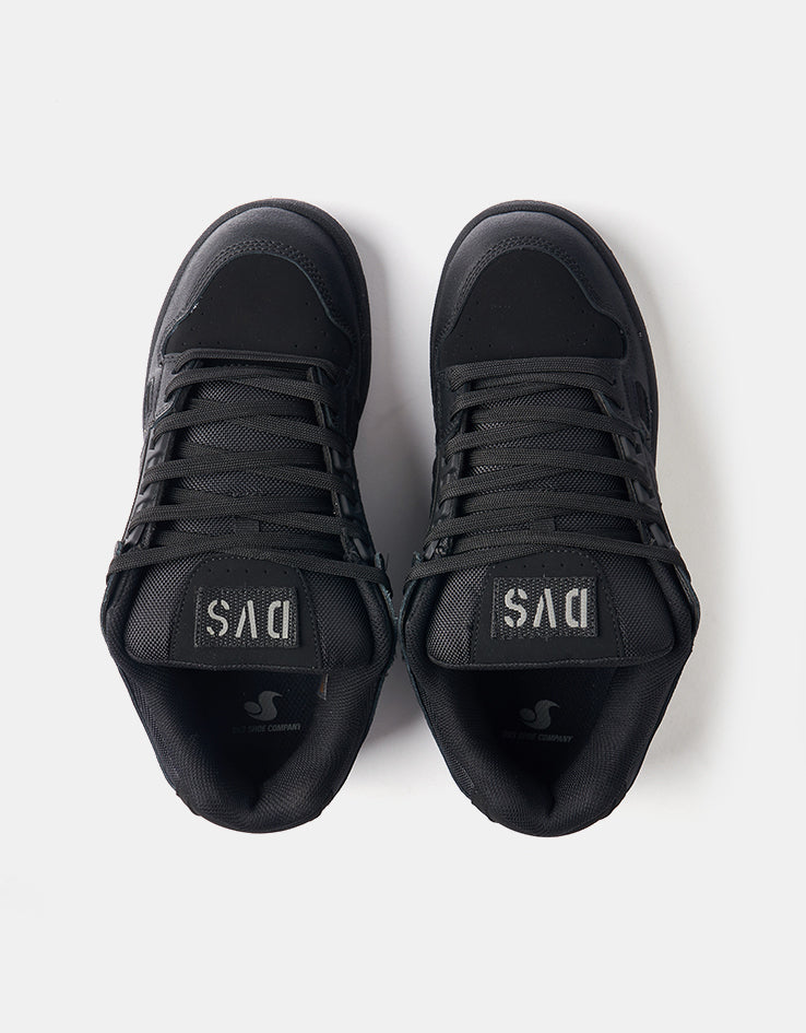 DVS Celsius Skate Shoes - Black/Black Nubuck