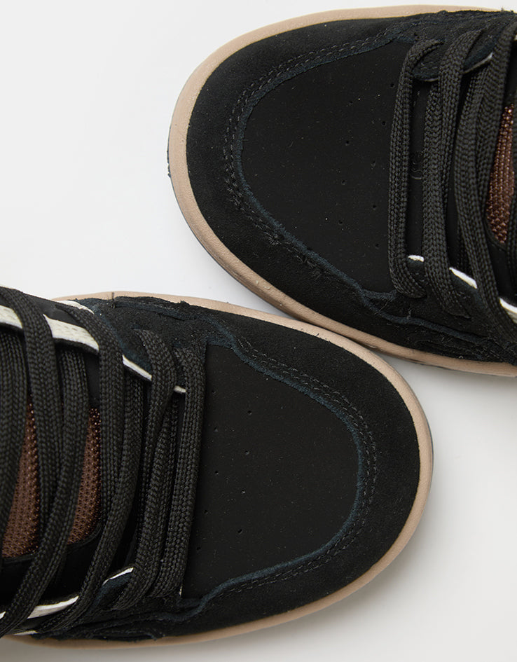 DVS Comanche Skate Shoes - Black/Taupe/Brown Suede