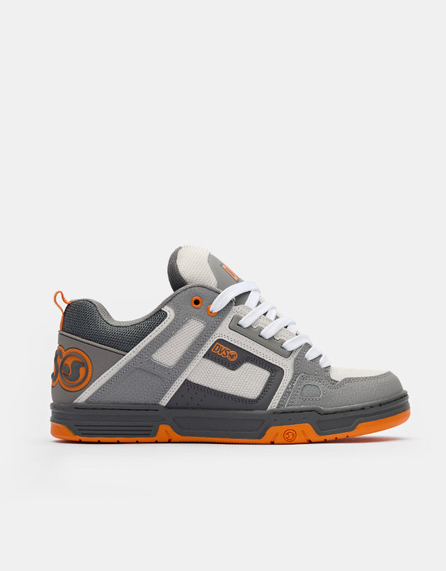 DVS Comanche Skate Shoes - Charcoal/Grey/Orange Nubuck
