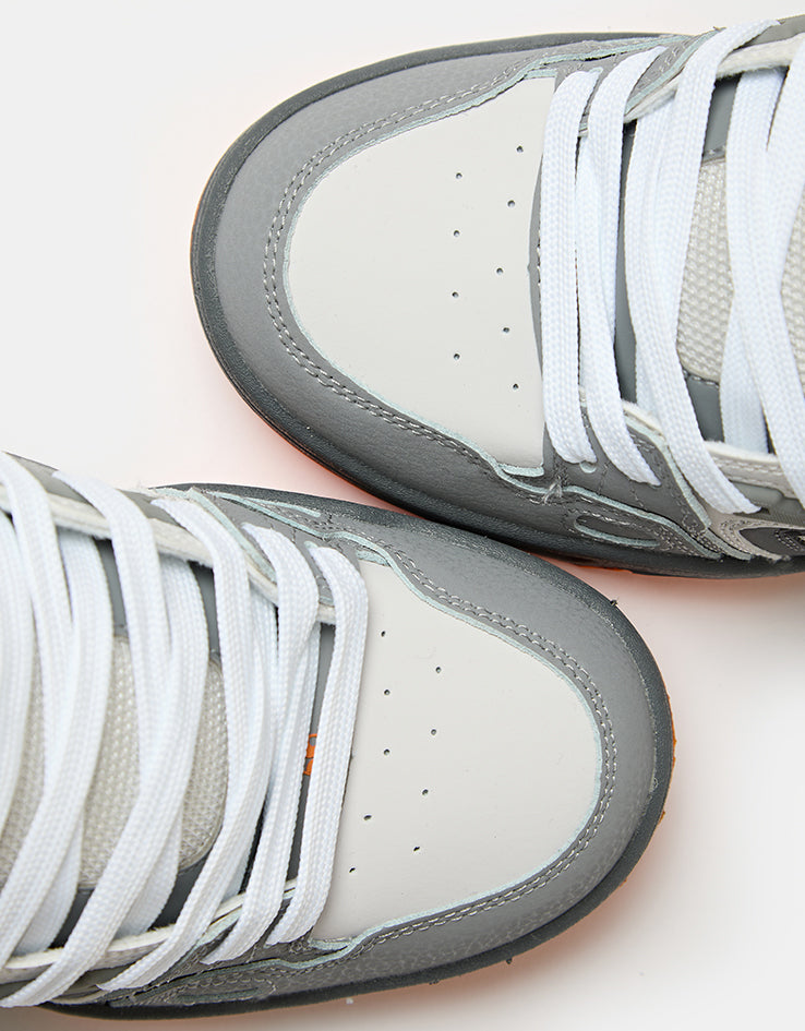 DVS Comanche Skate Shoes - Charcoal/Grey/Orange Nubuck