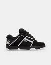 DVS Comanche Skate Shoes - Black/White Leather