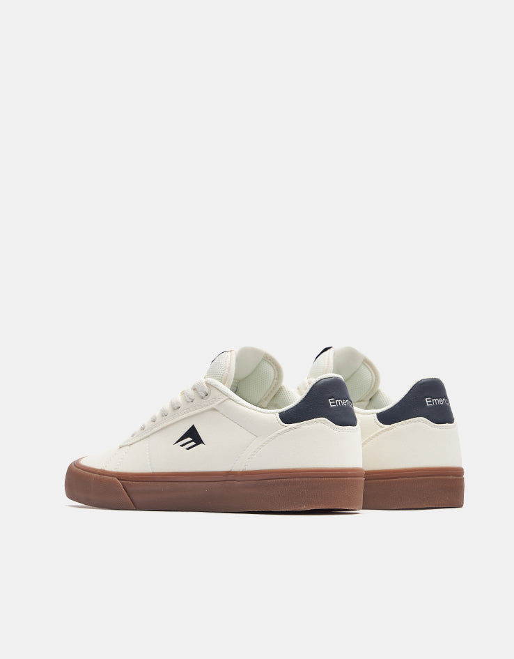 Emerica Moca Skate Shoes - White/Gum