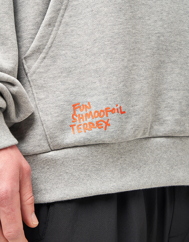 adidas Terrex x Gonz Shmoofoil XPL Pullover Hoodie - Medium Grey Heather