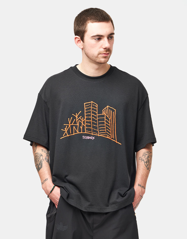 adidas Terrex x Gonz Shmoofoil XPL T-Shirt - Black