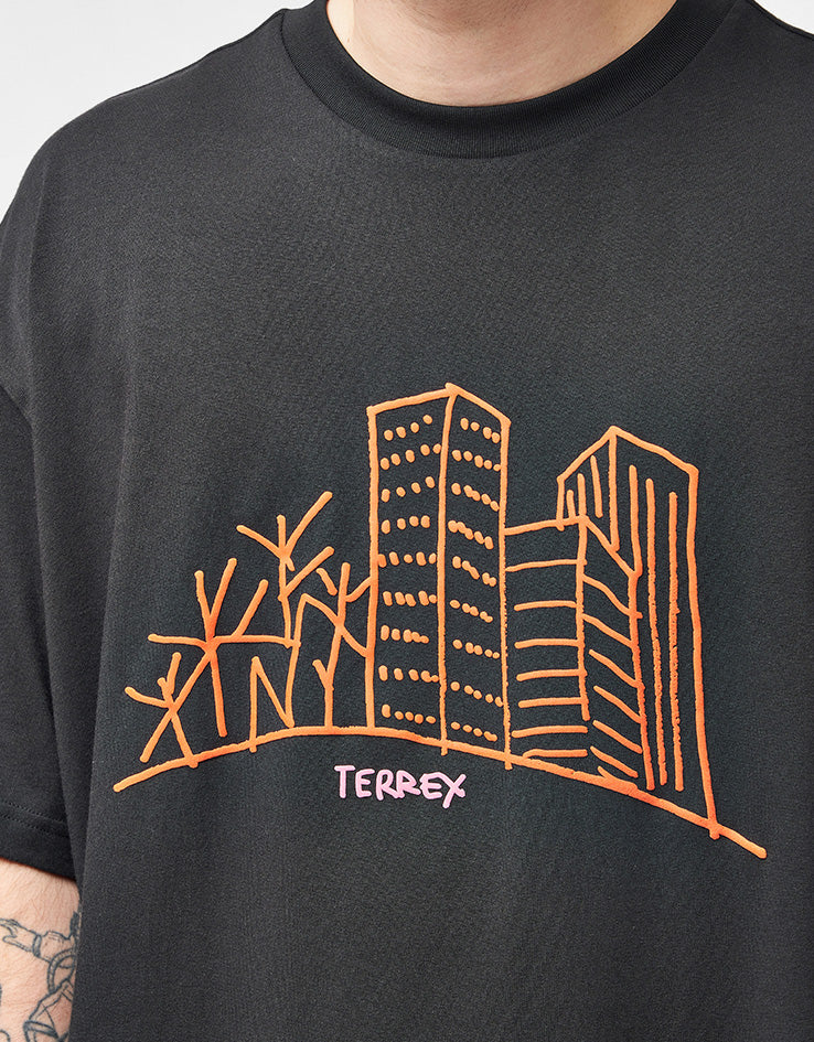 adidas Terrex x Gonz Shmoofoil XPL T-Shirt - Black