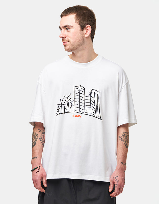 adidas Terrex x Gonz Shmoofoil XPL T-Shirt - White
