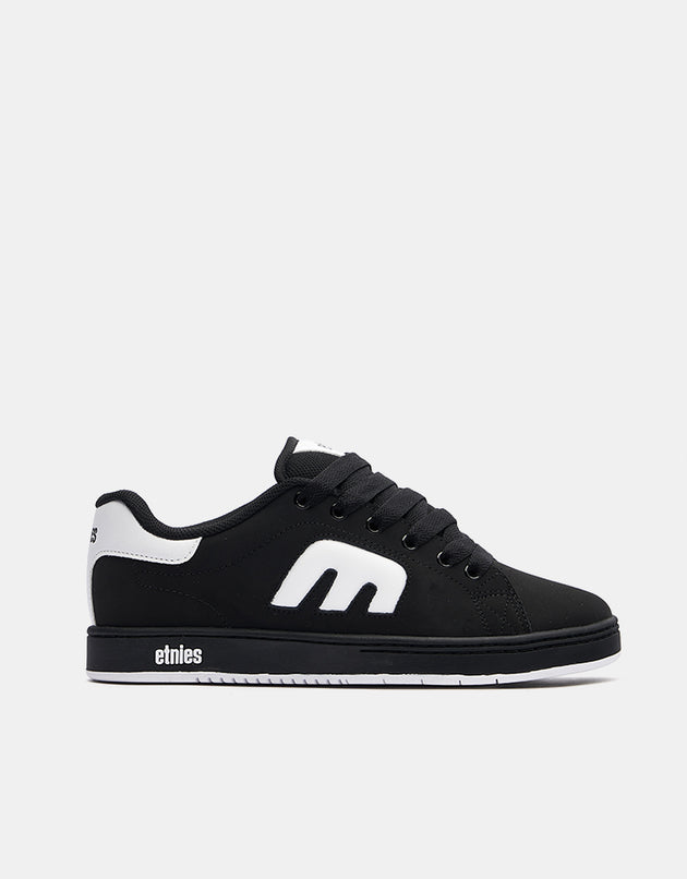 etnies Callicut Skate Shoes - Black/Black/White