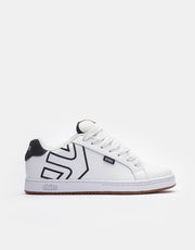 etnies Fader Skate Shoes - White/Navy