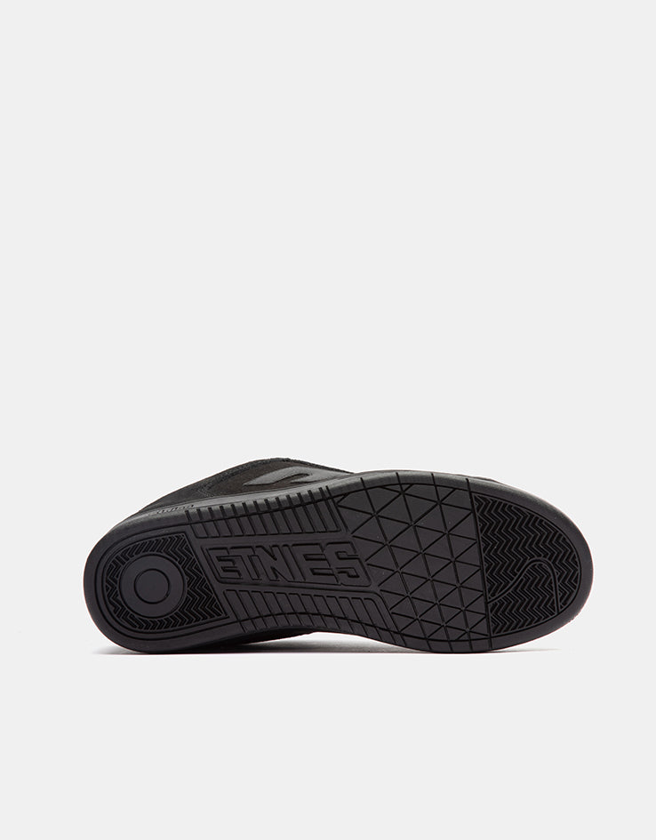 etnies Kingpin 2K Skate Shoes - Black/Black/Black