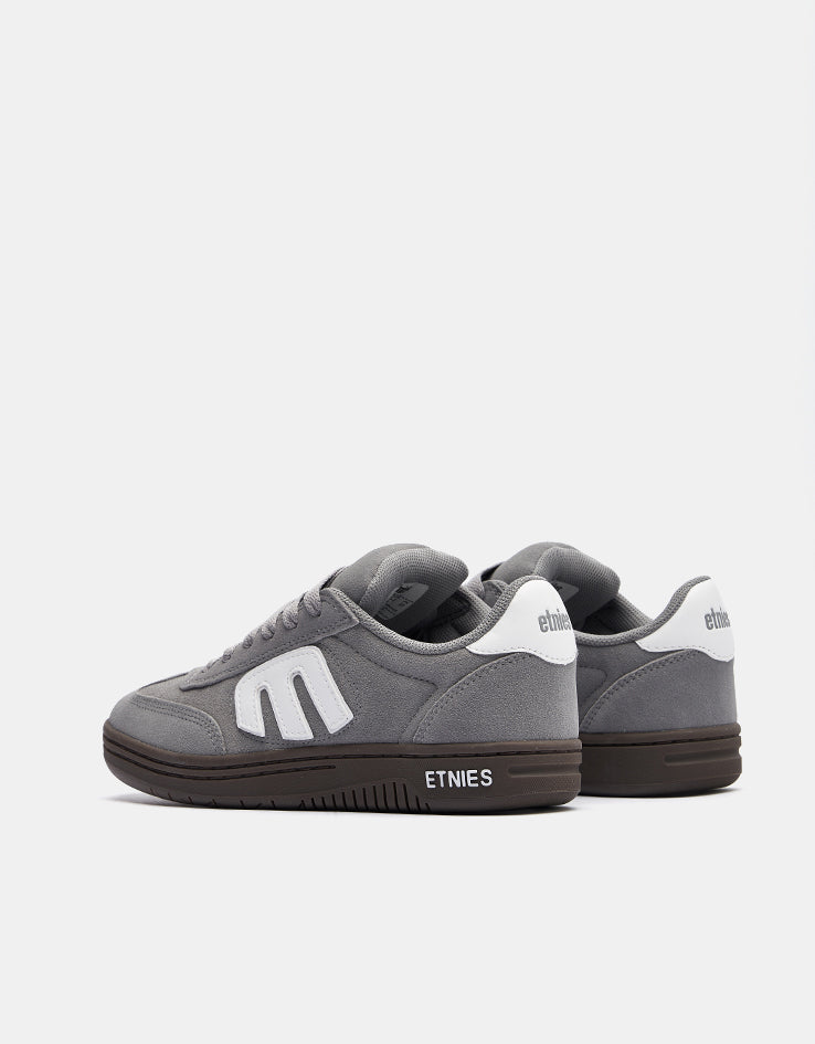 etnies Locut Skate Shoes - Grey/White/Gum