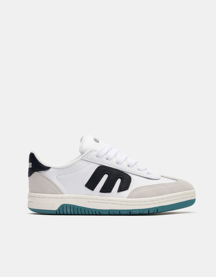 etnies Locut Skate Shoes - White/Black/Green