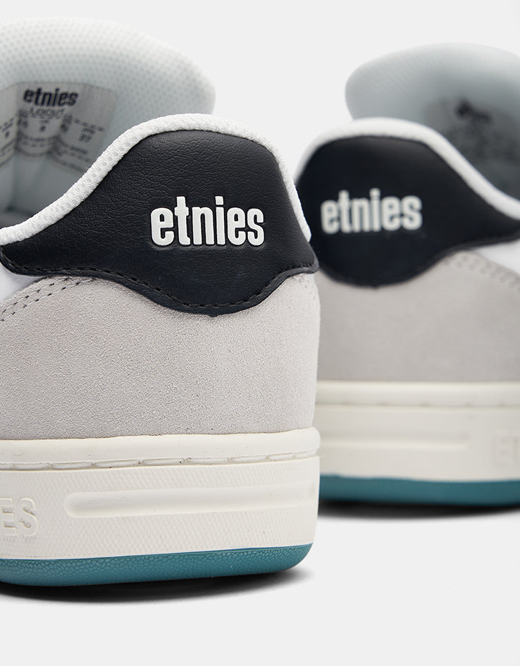 etnies Locut Skate Shoes - White/Black/Green