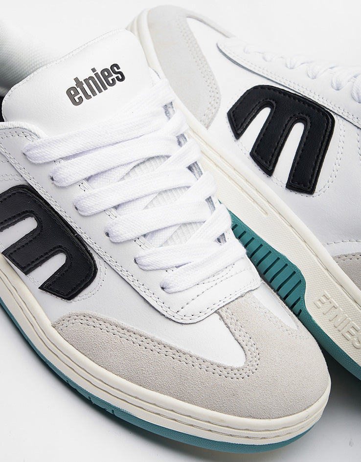 etnies Locut Skate Shoes - White/Black/Green