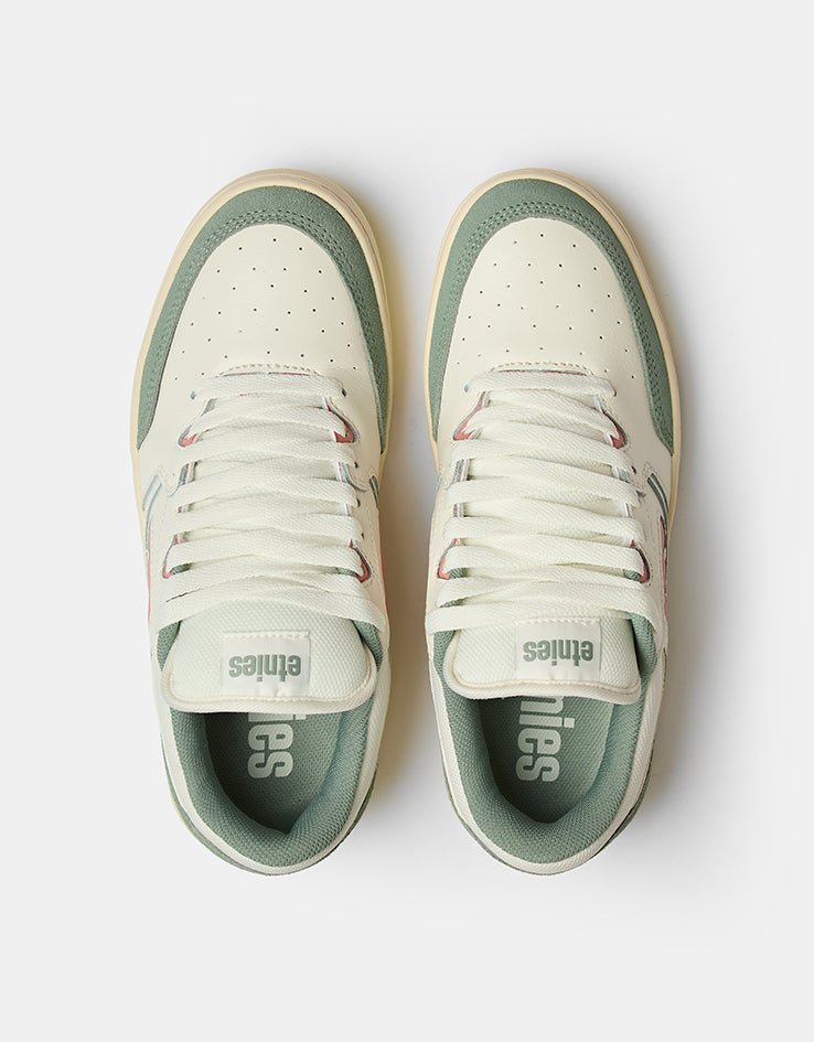 etnies Loot Skate Shoes - Green/White/Yellow