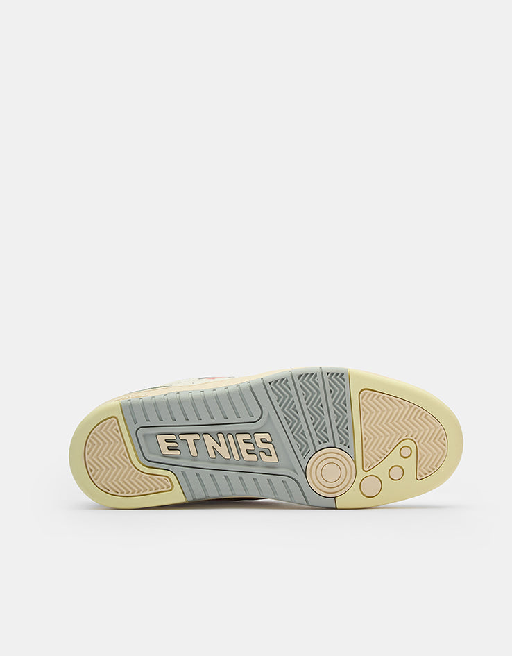 etnies Loot Skate Shoes - Green/White/Yellow