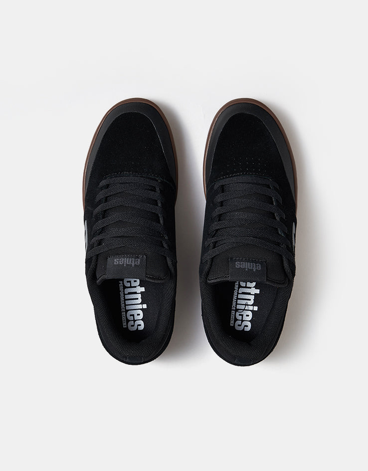 etnies Marana Skate Shoes - Black/Charcoal/Gum