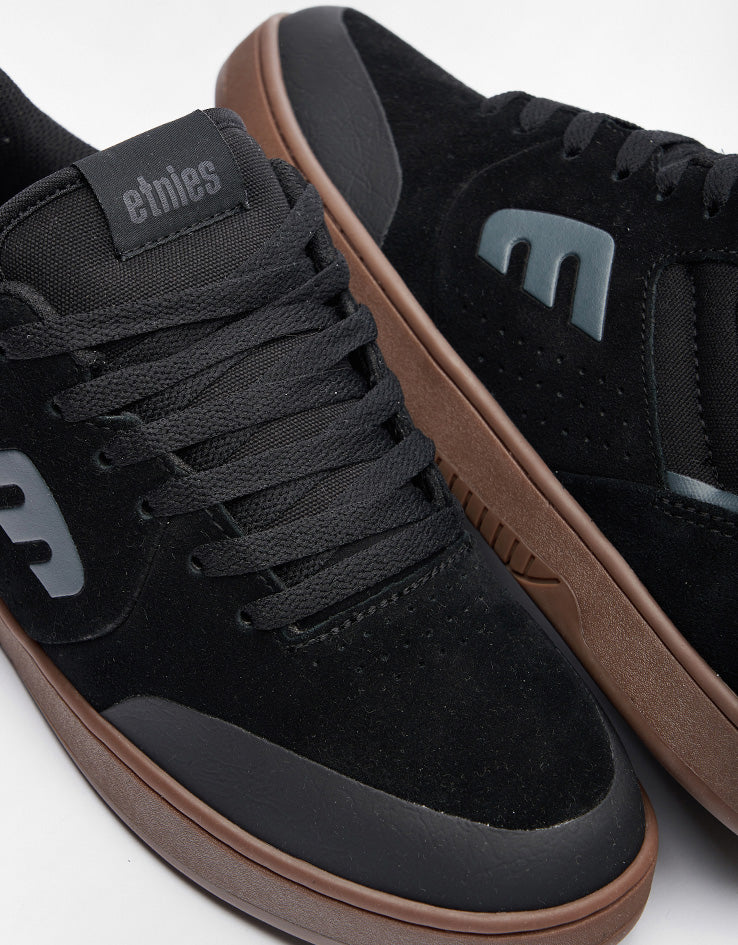 etnies Marana Skate Shoes - Black/Charcoal/Gum