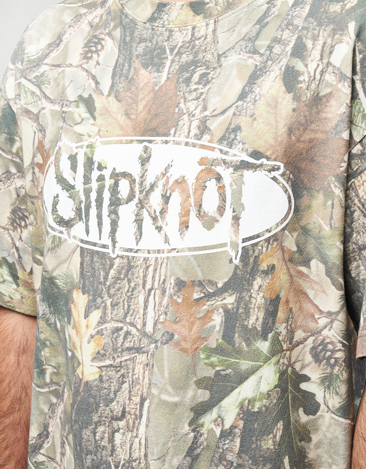 Welcome x Slipknot Oval Logo T-Shirt - Camo