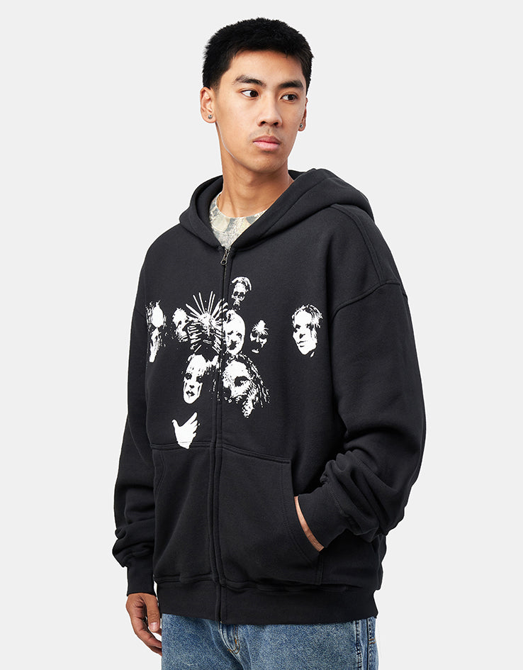 Welcome x Slipknot Nonagram Zip Hoodie - Black