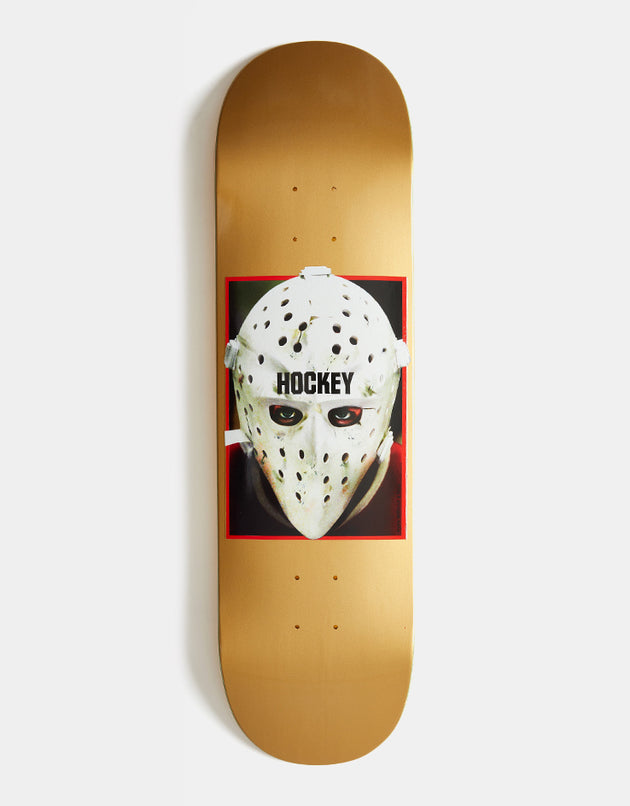 Hockey War on Ice S1 Skateboard Deck - Metallic Gold