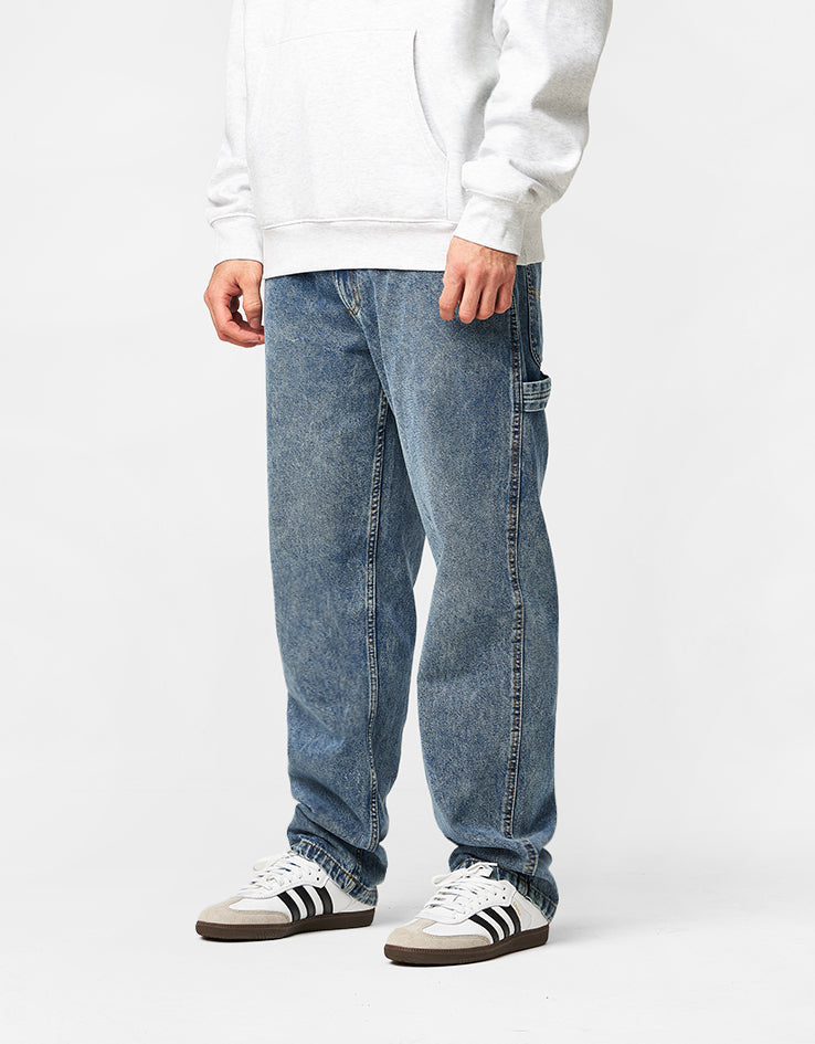 Dickies Garyville Denim Pant - Rinsed Blue W/ Fade