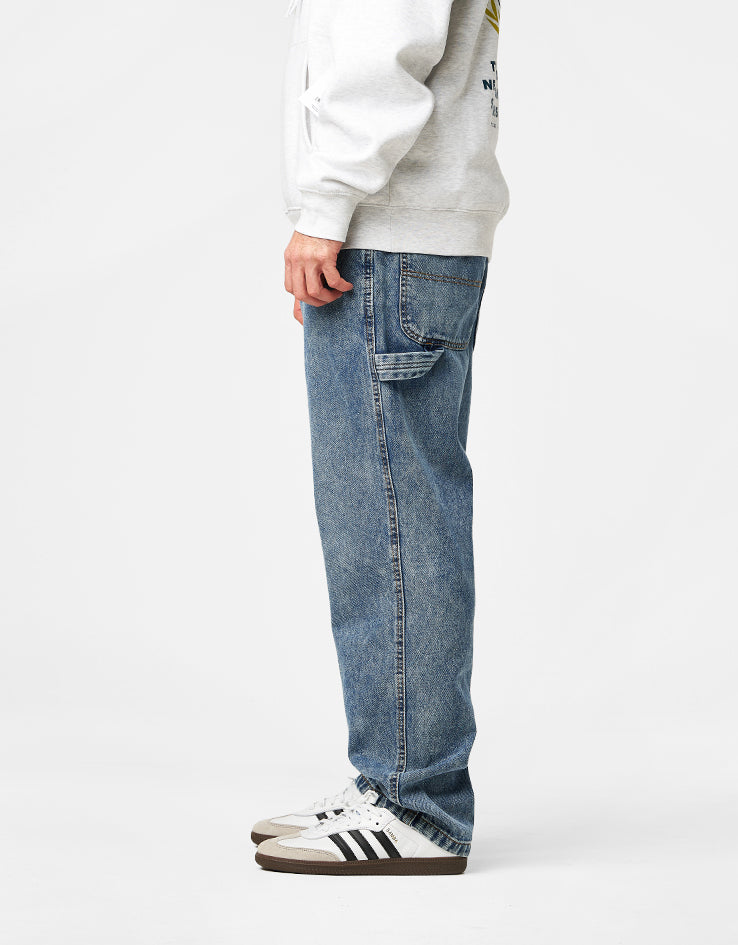 Dickies Garyville Denim Pant - Rinsed Blue W/ Fade