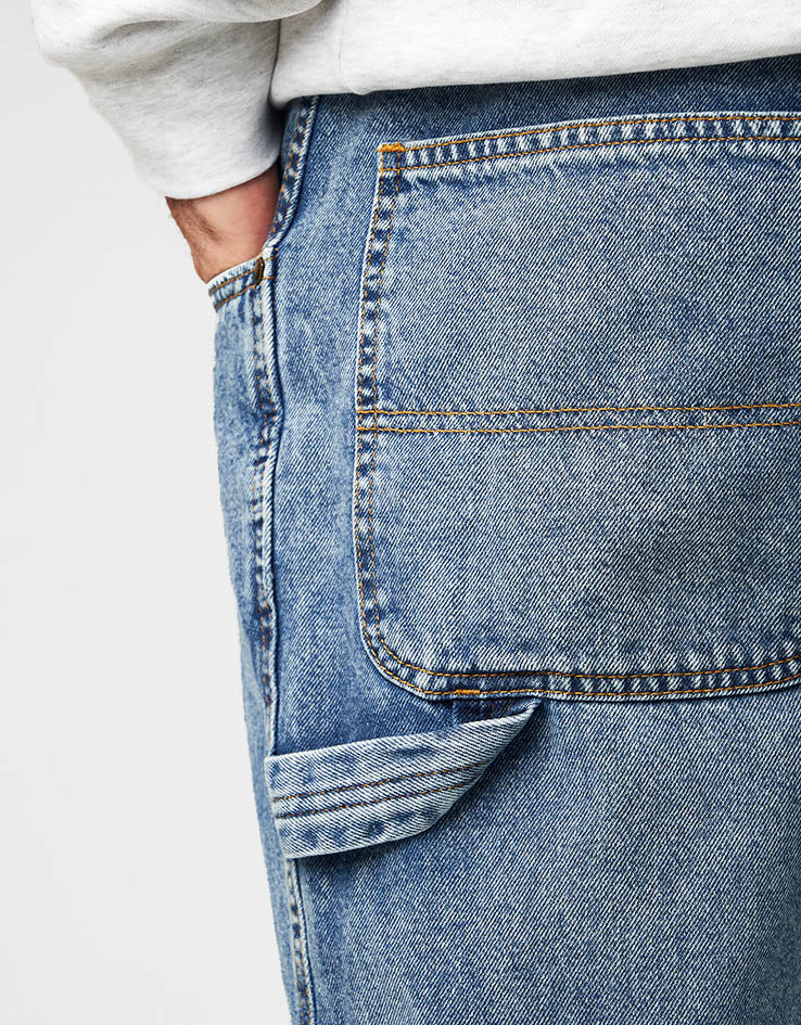 Dickies Garyville Denim Pant - Rinsed Blue W/ Fade