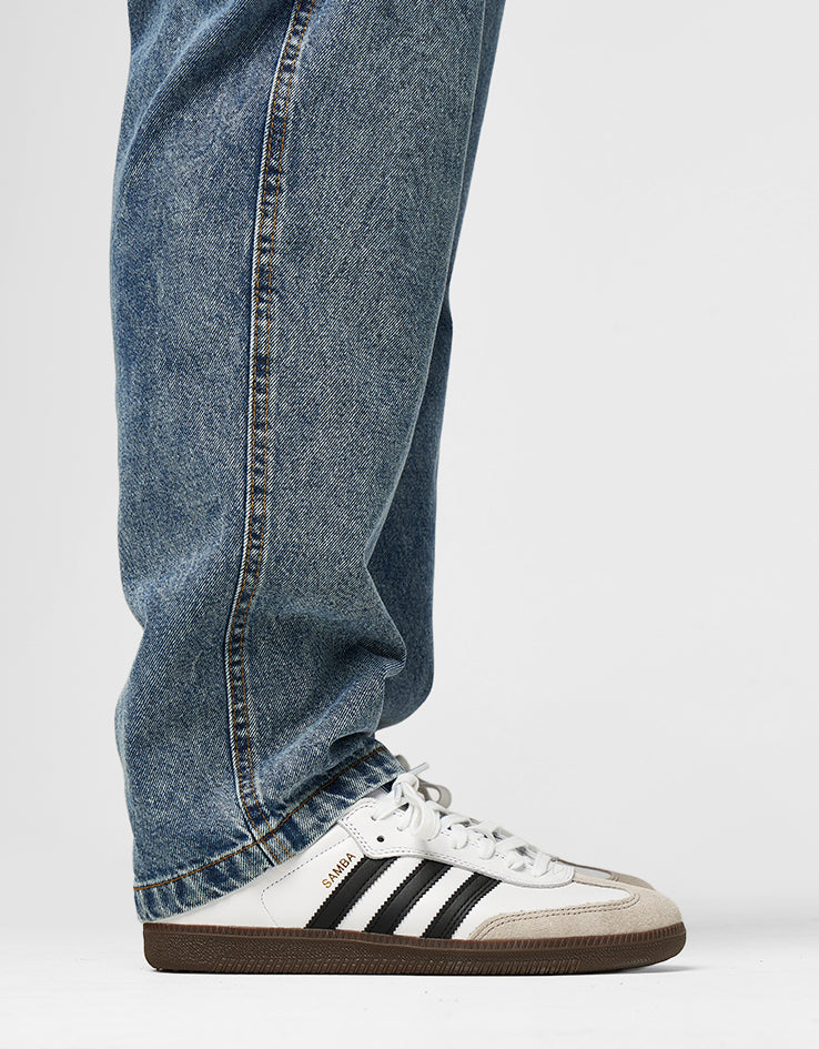 Dickies Garyville Denim Pant - Rinsed Blue W/ Fade