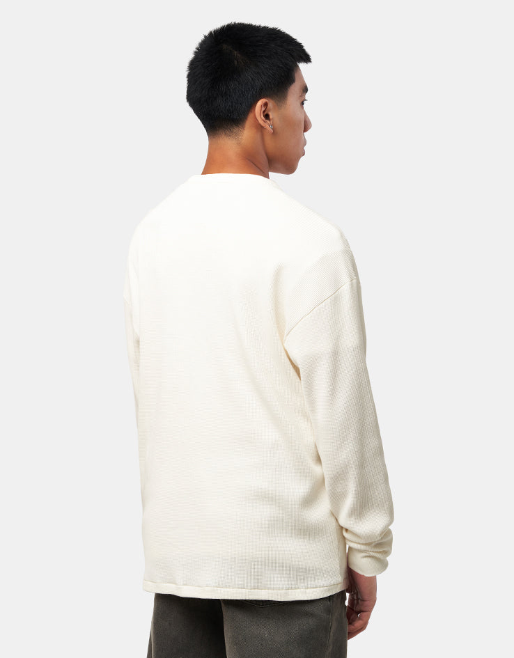 Dickies L/S Waffle  T-Shirt - Egret