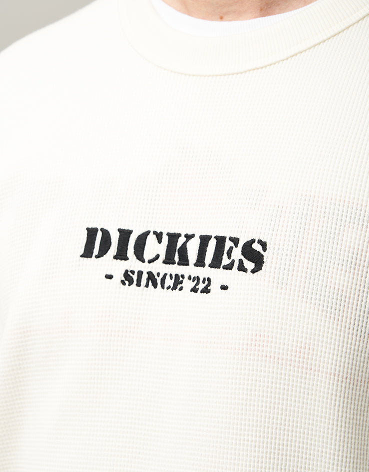 Dickies L/S Waffle  T-Shirt - Egret