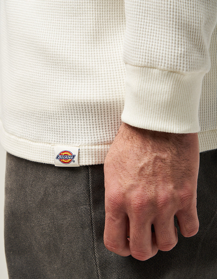 Dickies L/S Waffle  T-Shirt - Egret