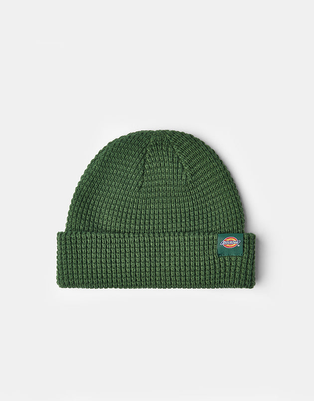 Dickies Woodworth Waffle Beanie - Pine Needle Green