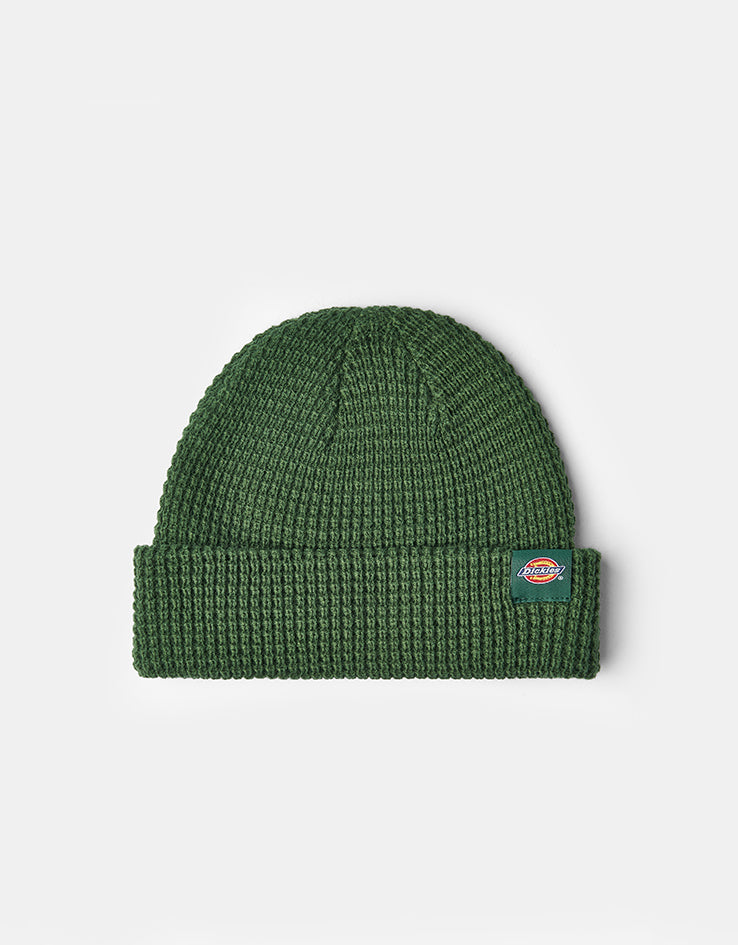 Dickies Woodworth Waffle Beanie - Pine Needle Green