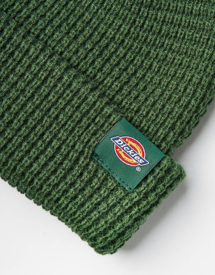 Dickies Woodworth Waffle Beanie - Pine Needle Green