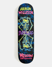 Heroin Aaron Wilson Knock Off Skateboard Deck - 8.5”
