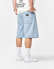 Stan Ray Wide 5 Denim Shorts - Ice Stone