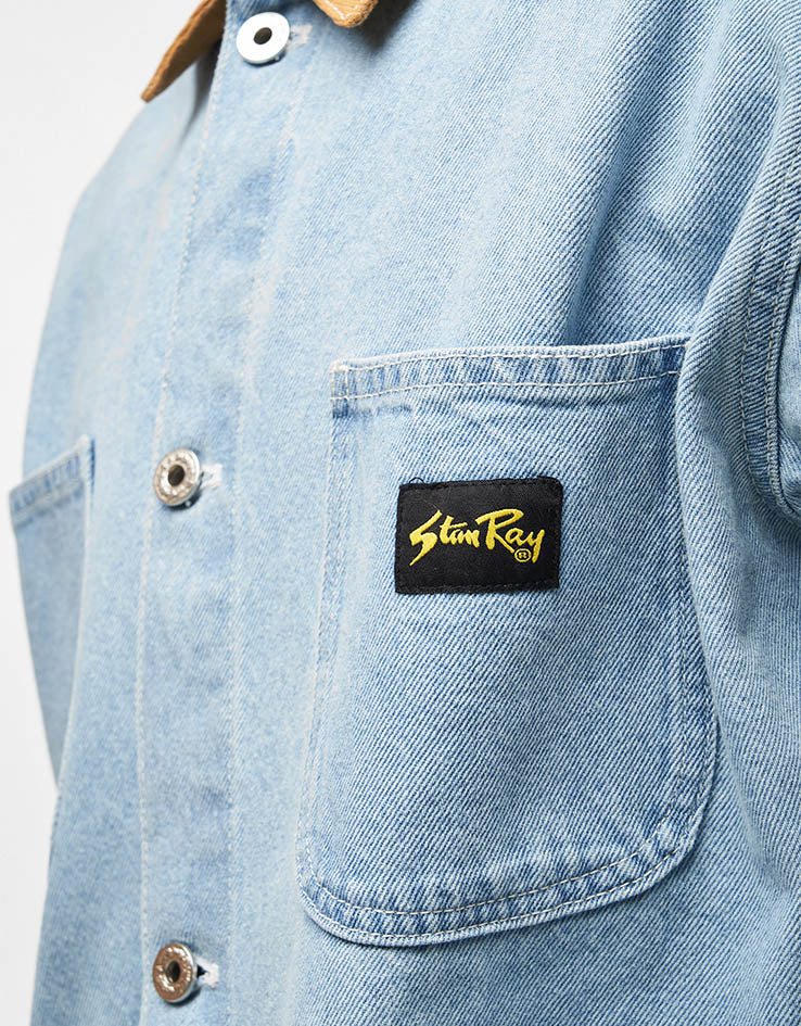 Stan Ray Coverall Denim Jacket - Ice Stone