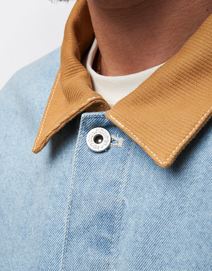 Stan Ray Coverall Denim Jacket - Ice Stone