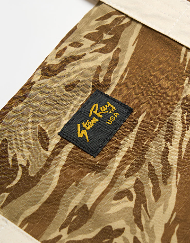 Stan Ray Logo Tote Bag - Khaki Tiger Camo Ripstop