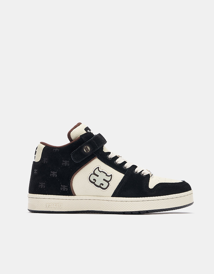 IPATH Grasshopper Skate Shoes - Black Suede & Cream