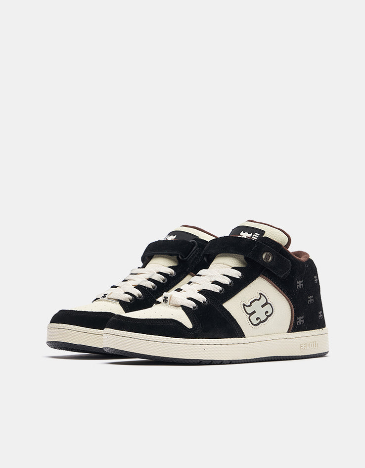 IPATH Grasshopper Skate Shoes - Black Suede & Cream