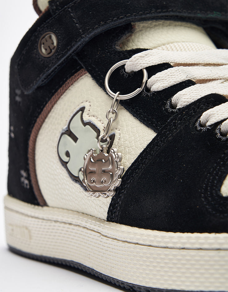IPATH Grasshopper Skate Shoes - Black Suede & Cream